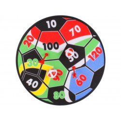 Darts tábla - focilabda alakú, 36 cm 069 Biliárd, csocsó, darts REGIO