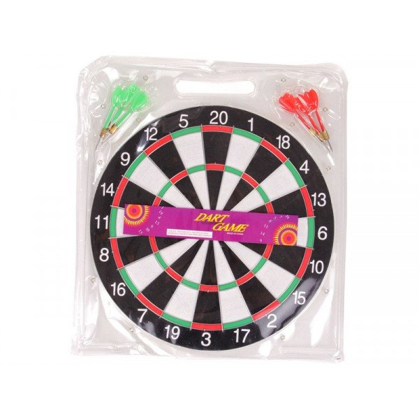Dartstábla 6 dobónyillal 40cm. DB-2018