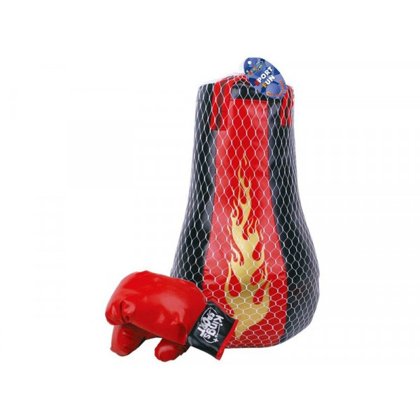 Piros-fekete boksz-szett 43 cm BB54