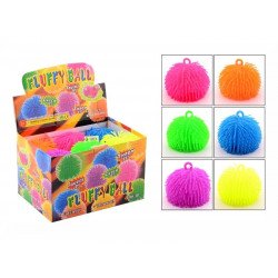 Szőrös gumilabda - 14 cm, többféle Gumilabda REGIO