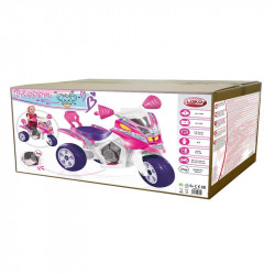 Akkus 3 kerekű motor lányoknak 99030-P Pedálos, ráülős járgányok REGIO