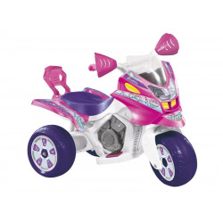 Akkus 3 kerekű motor lányoknak 99030-P Pedálos, ráülős járgányok REGIO