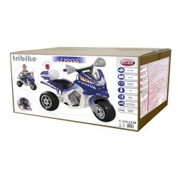 Akkus 3 kerekű rendőrmotor 99030-P Pedálos, ráülős járgányok REGIO