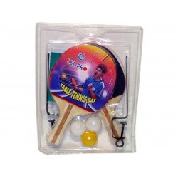 2 pp.ütő+3labda+háló PB-SH014 Pingpong, tollas, tenisz szett REGIO