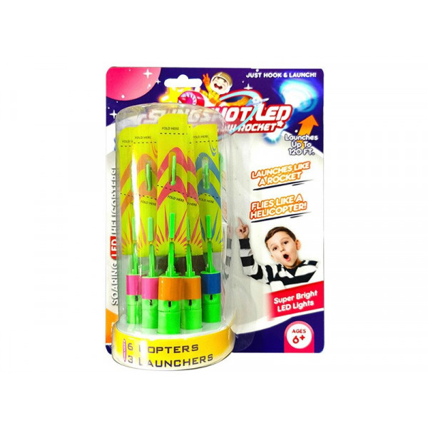 Nyílvessző szett rakéta LED fénnyel (5 db) 719900