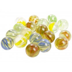 Üveggolyó, 1,6 cm, 50 db/csomag, 4 szín 329900996 Sportszer, labda REGIO