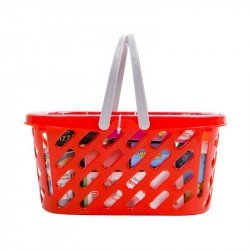 Bevásárlókosár játék élelmiszerekkel 27631 Bolt, bevásárlás REGIO