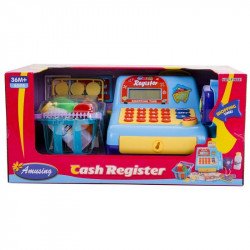 Pénztárgép bevásárlókosárral - világoskék Bolt, bevásárlás REGIO