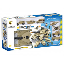 Katonai játékszett tankban (1 repülővel és 6 autó Katonai és rendőr készlet REGIO