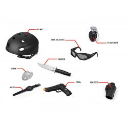 Kommandós fegyverszett 810301745 Katonai és rendőr készlet REGIO