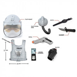 Pilóta jelmez szett 520100738 Katonai és rendőr készlet REGIO