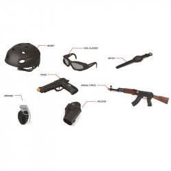 Rendőr szett 810301744 Katonai és rendőr készlet REGIO