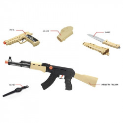 Sivatagi katonai fegyver szett Katonai és rendőr készlet REGIO