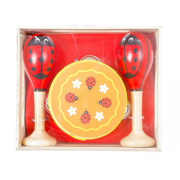 Fa csörgődob+marakas nagy 06GU-310W