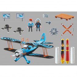 Playmobil 70831: Air Stuntshow Főnix kétfedelű Air Stuntshow Playmobil