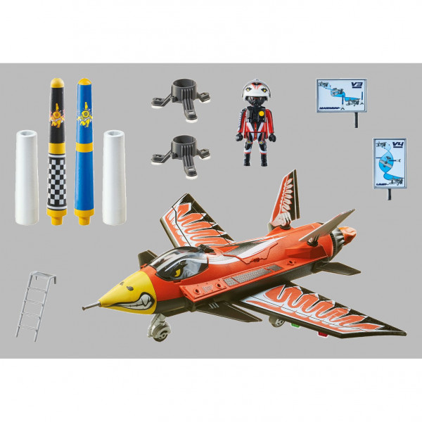 Playmobil 70832: Air Stuntshow Sas sugárhajtású gép