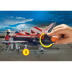 Playmobil 70832: Air Stuntshow Sas sugárhajtású gép