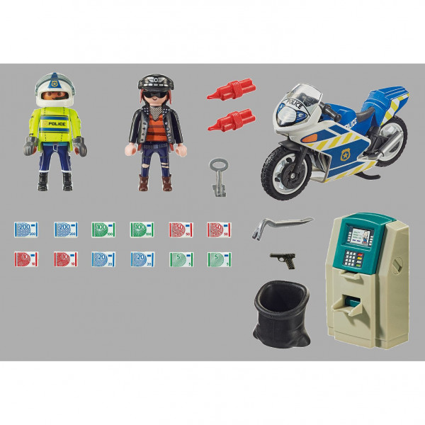 Playmobil 70572: Rendőrségi motor: Pénztolvaj nyomában