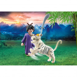 Playmobil 70382: Ázsiai harcos tigrissel