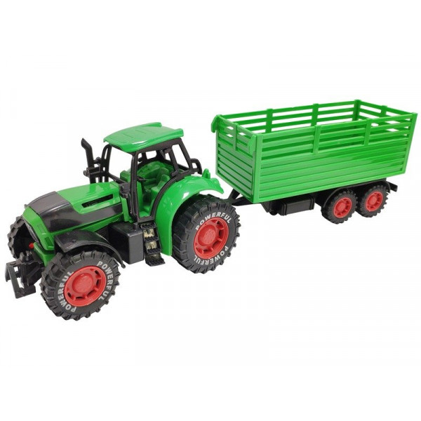Lendkerekes traktor utánfutóval, 2 féle, 2 szín 2