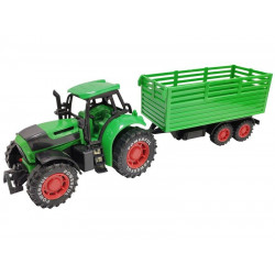 Lendkerekes traktor utánfutóval, 2 féle, 2 szín 2 Autó, jármű REGIO