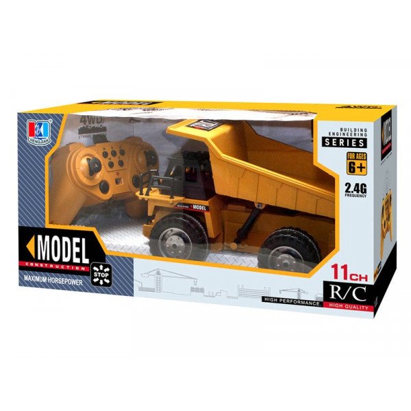 Távirányítós dömper, 2, 4GHz, 11 csatorna, akkus