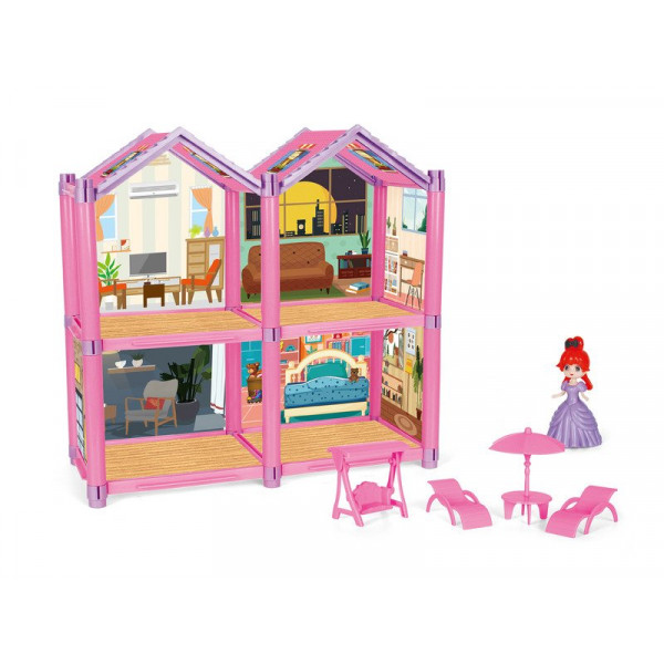 Babaház bútorral és babával 620500984