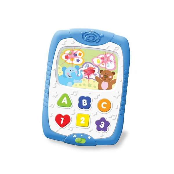 Zenélő világító játék tablet 0732-01