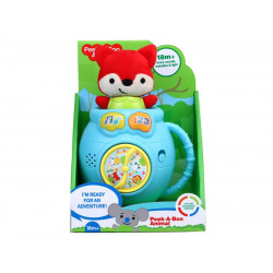 Kukucskáló róka koma, zenél, világít 619902083 Bébijáték, kellék REGIO
