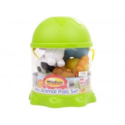 Műanyag állatok 10 db/csomag 001310 Bébijáték, kellék Winfun