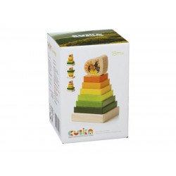 Piramis tyúkanyóval - 8 db-os 15276 Bébijáték, kellék Cubika