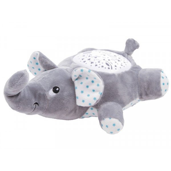 Plüss elefánt bébijáték, zenél, világít 619901364