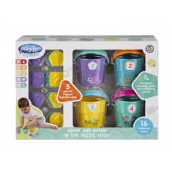 Számoló, szortirozó játék - Zöldségek Bébijáték, kellék Playgro