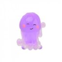 Átlátszó stresszoldó polip, 4 szín 24482