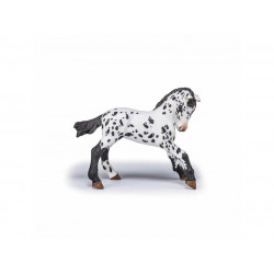 Fekete appaloosa csikó 51540 Állatfigura, állatszett PAPO