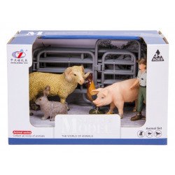 Háziállat játékszett, 2 féle 820403136 Állatfigura, állatszett REGIO