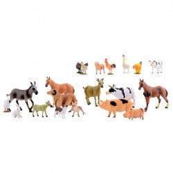 Háziállatok 20 db/csomag 26790 Állatfigura, állatszett REGIO