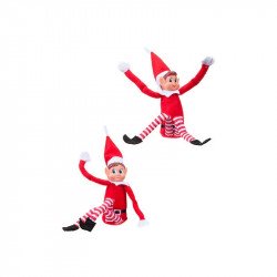 Karácsonyi manó, 30 cm, hajlítható lábú 446070 Mesefigura REGIO