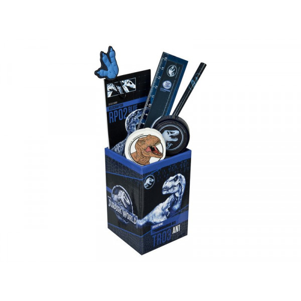 Ceruzatartó 7 db-os szett Jurassic world (ceruza,