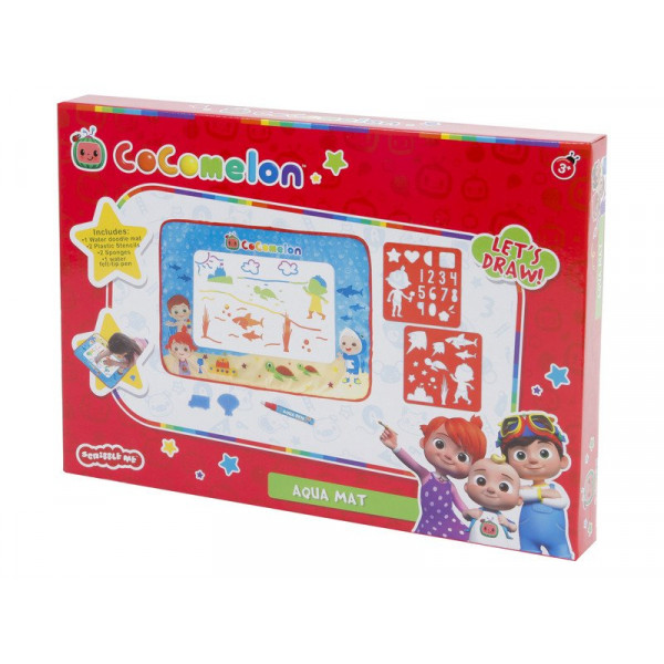 Cocomelon vizes rajzolótábla sablonokkal CO445001