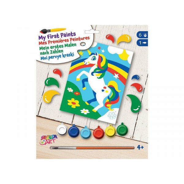 Első festhető képem - Unikornis 2013