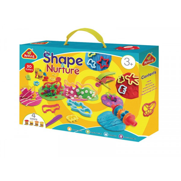 Színek és formák gyurmaszett 4 tégely gyurmával C Színek és formák gyurmaszett 4 tégely gyurmával C