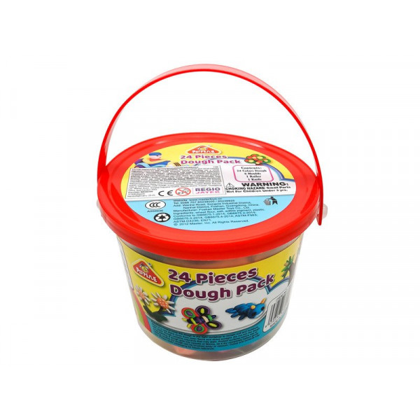 Vödrös formázószett és 24 színű gyurma 3624