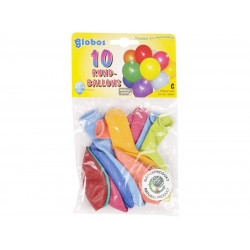 Lufi, 30 cm vegyes szín, 10 db 30660 Lufi REGIO