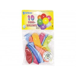 Lufi, 30 cm vegyes szín, 10 db 30660 Lufi REGIO