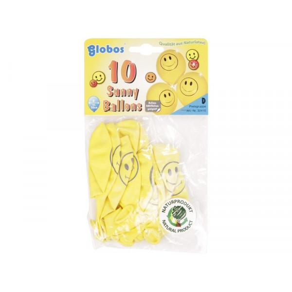 Mosolygós lufi, 10 db 32410