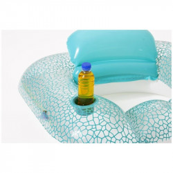 Fotel párnás 102x94cm+italtartó. 43097
