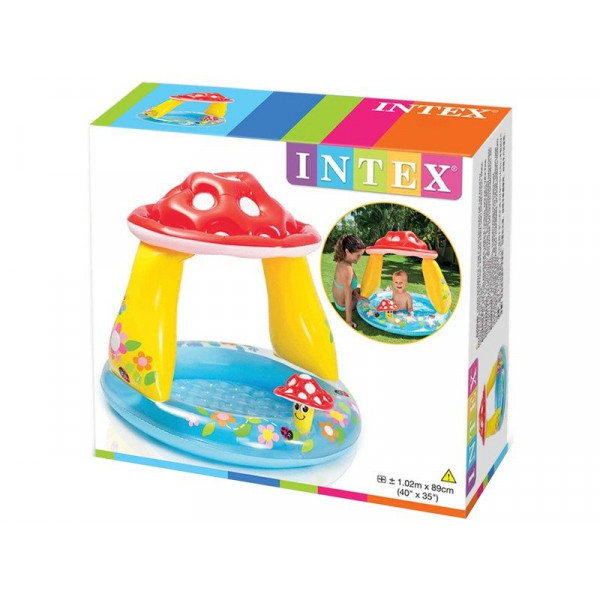 Gomba kupolás bébimedence 102 x 89 cm 1-3 éves ko