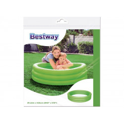 Medence 3 gyűrűs 3szín 122x25cm.51025 Medence Bestway