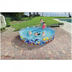 Merevfalú tenger mintájú medence  2,44mx46cm 5503